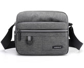Hjkiopc Shoulder bag for Men Crossbody Small Shoulder Bag Portable mobile phone coin bag/Travel Utility Work Practical Handy Mens (A-Gery)